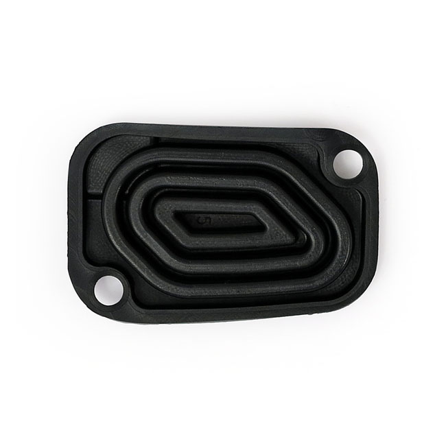 Gasket, master cylinder cover. Front brake