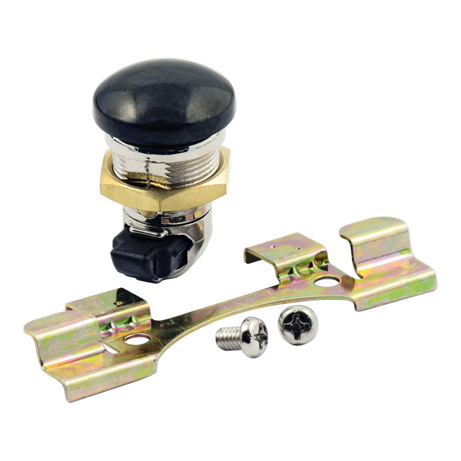 Keyless push button bränsle door release krom