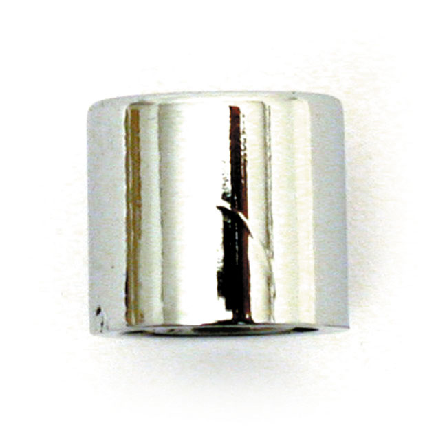 Button cap handlebar switch, long. Chrome