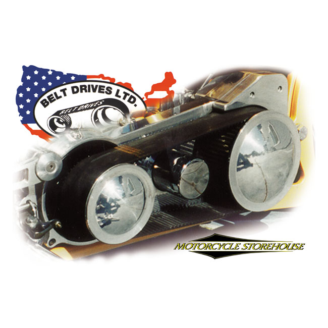 BDL, 3" Street Drive belt drive kit. Oil filter. Polished
