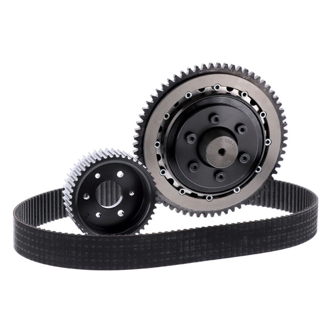 BDL, bolt-in elec. start 8mm belt drive kit. Softail
