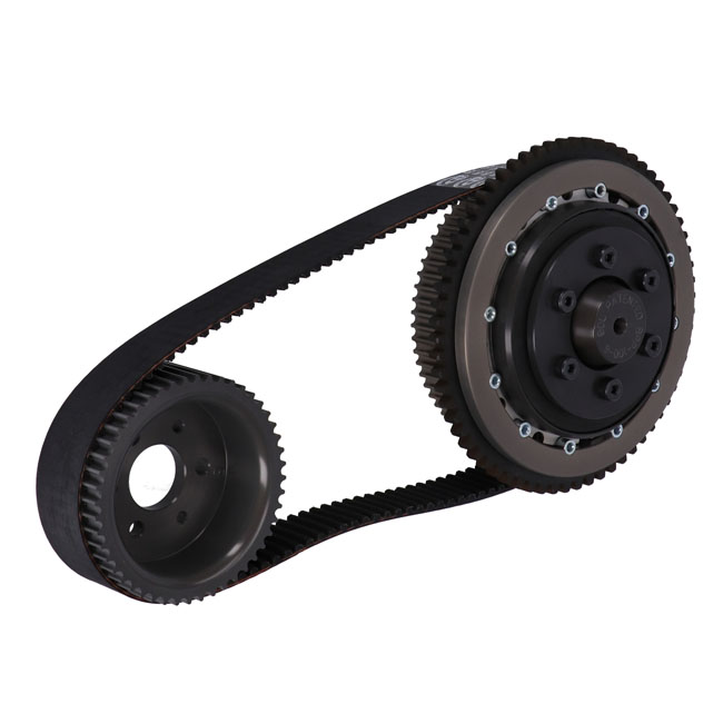 BDL, bolt-in elec. start 8mm belt drive kit. Shovelhead