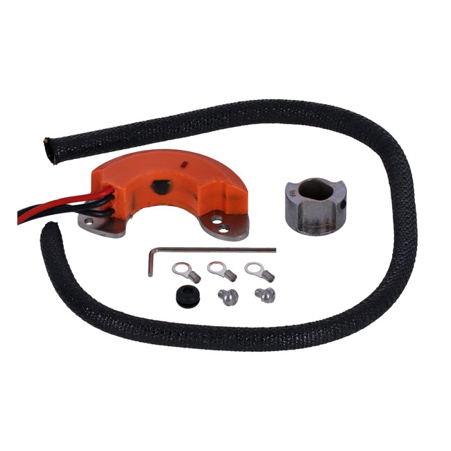 V-Tronic, electronic ignition for 6 & 12V. Hand advance