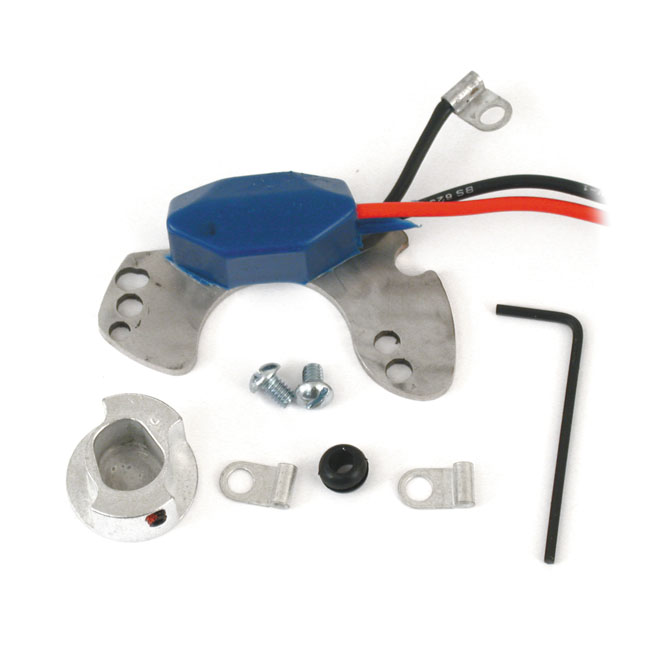 V-Tronic, electronic ignition for 6 & 12V. E-advance