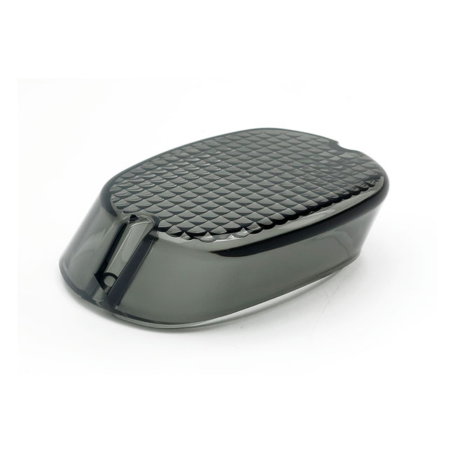 LAYDOWN TAILLIGHT LENS, LIGHT SMOKE