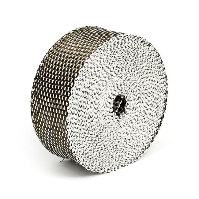 Thermo-Tec, exhaust insulating wrap. 2" wide. Platinum