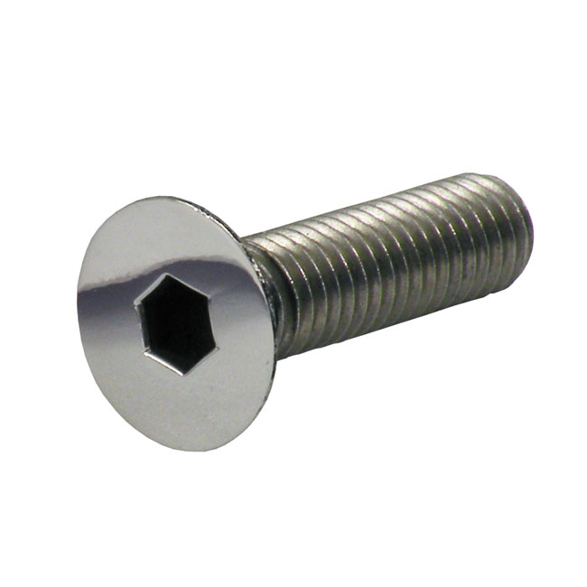 M8 X 20MM FLATHEAD ALLEN BOLT POL. SS