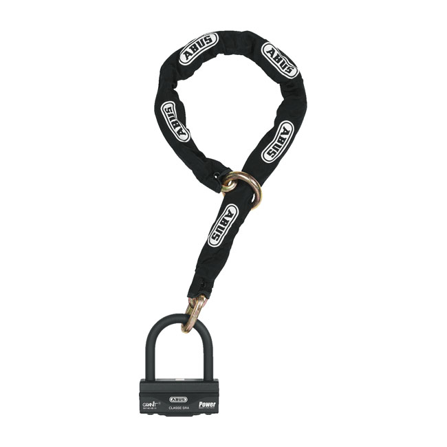 Abus Granit 58 Padlock & black loop chain