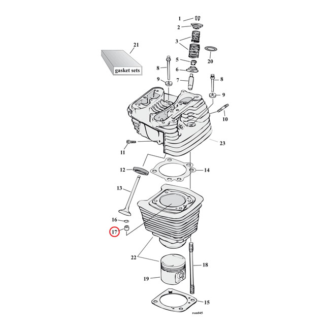 KPMI DOWEL PIN, CYL/TRANSM. TRAP DOOR