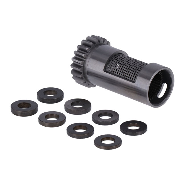 S&S, steel breather valve & spacer set. +.030" OD