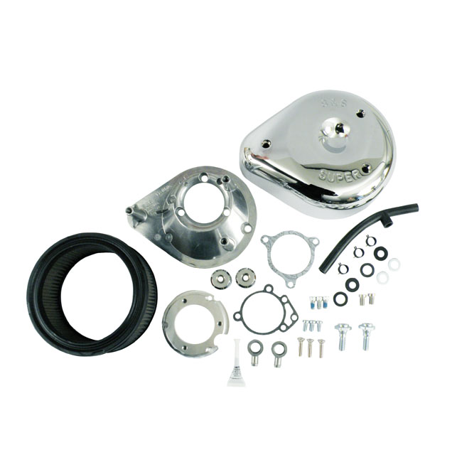 S&S, teardrop air cleaner assembly