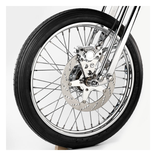 K-Tech Super Freni front caliper bracket. Polished