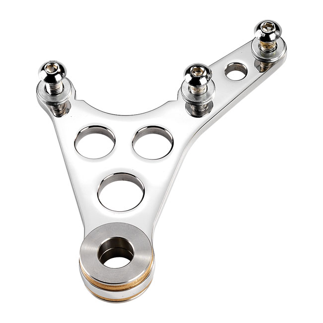 K-Tech Super Freni front caliper bracket. Polished
