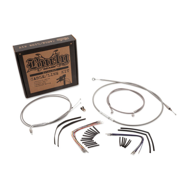 Burly, high bar cable & line extension kit 18"