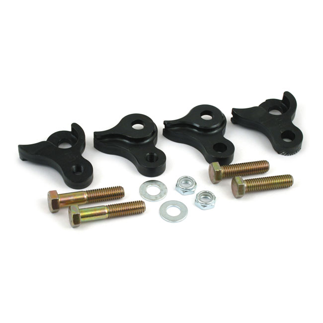 Burly, rear lowering kit. Black