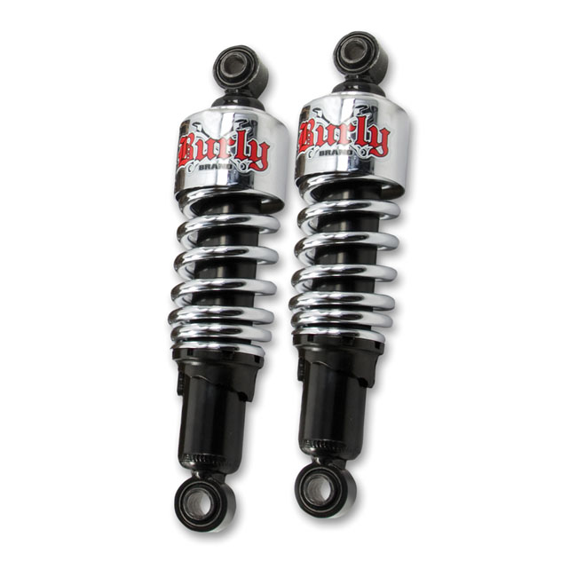 Burly, Slammer 10.5" lowering shocks. Chrome