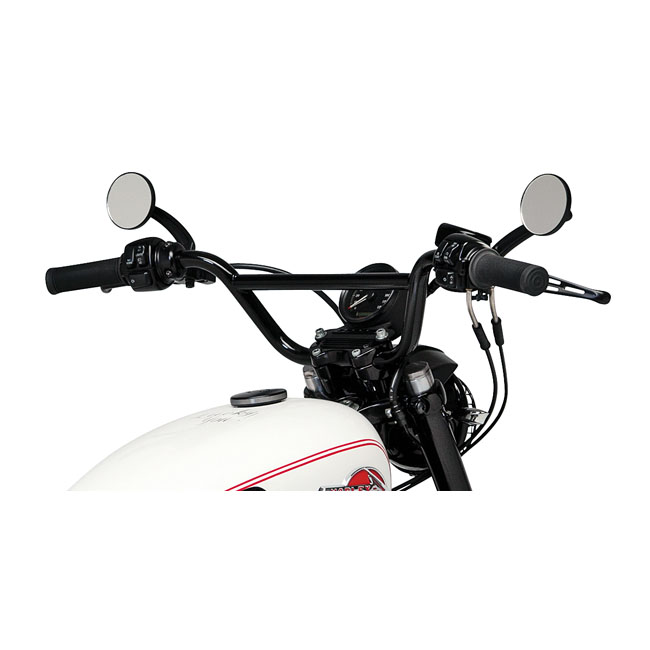 Burly, 1" Scrambler styre svart