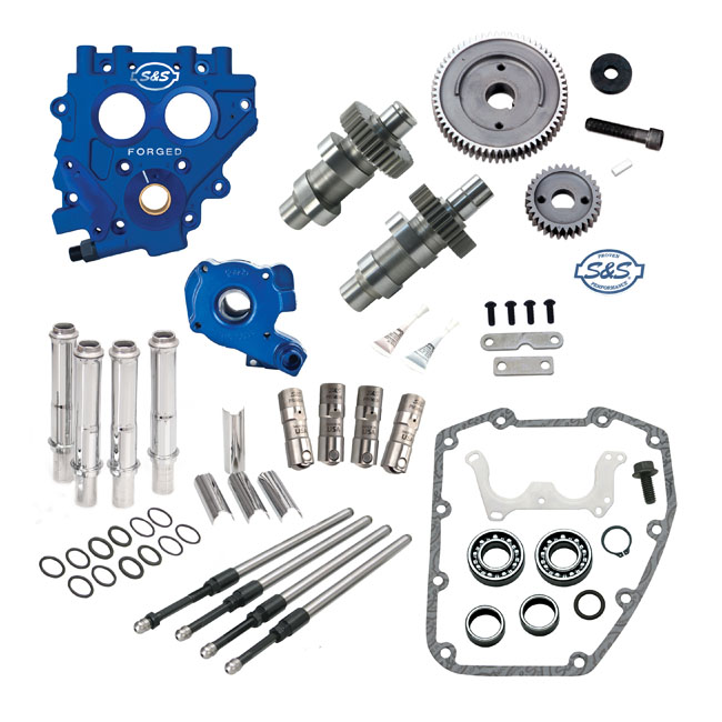 S&S, COMPLETE CAM CHEST KIT WITH GEAR DRIVE 509G CAMS