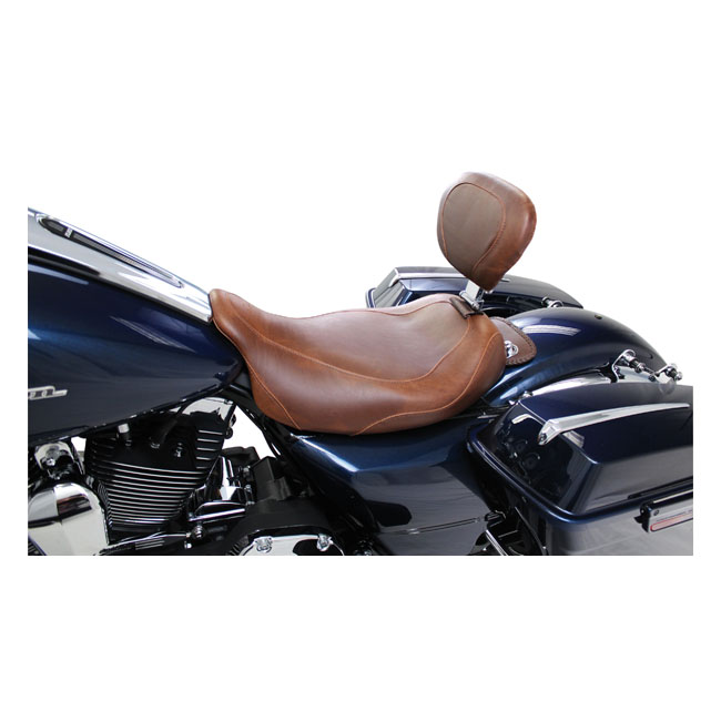 Mustang, Wide Tripper solo seat. With rider backrest