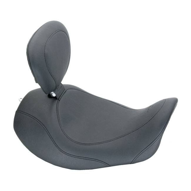 Mustang, Wide Tripper Forward solo seat. With rider backrest