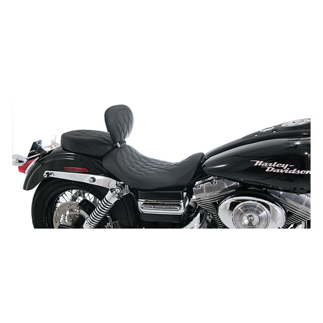 Mustang, Wide Tripper solo seat. With rider backrest