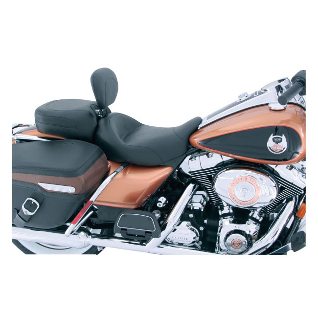 Mustang, Standard Touring solo seat. With rider backrest