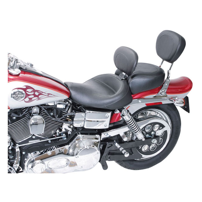 Mustang, Wide Touring solo seat. With rider backrest