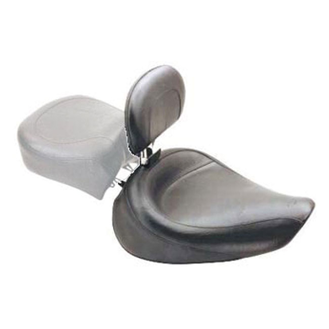 Mustang, Wide Touring solo seat. With rider backrest