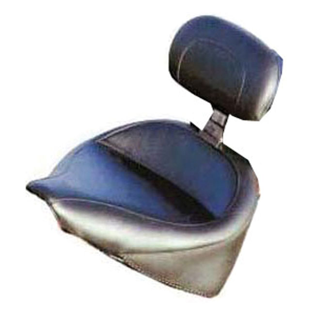 Mustang, Wide Touring solo seat. With rider backrest