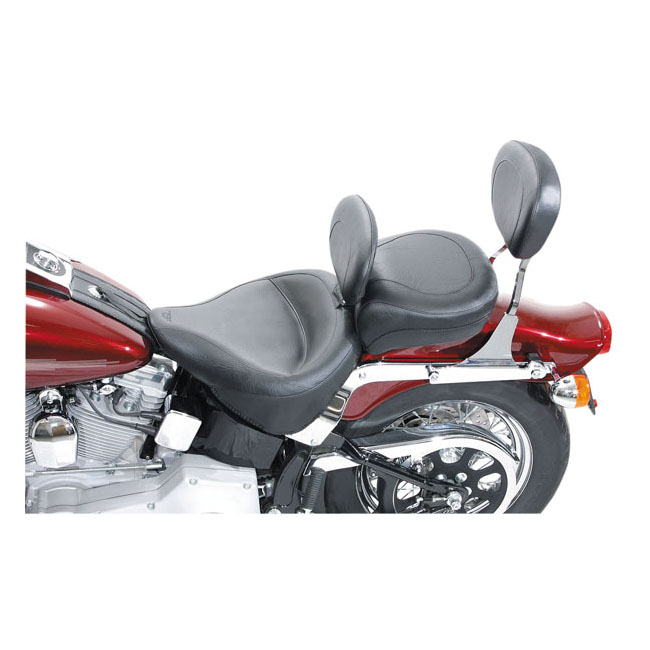 Mustang, Wide Touring solo seat. With rider backrest
