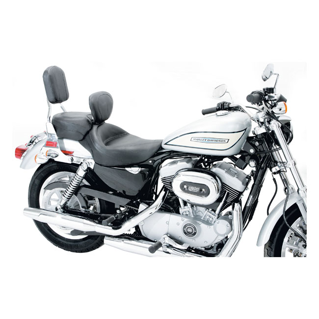 Mustang, Wide Touring solo seat. With rider backrest