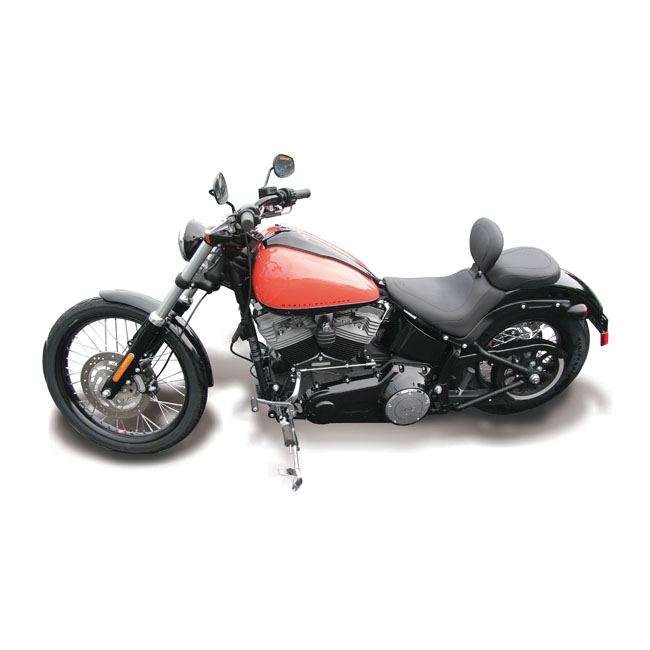 Mustang, Wide Tripper solo seat. With rider backrest