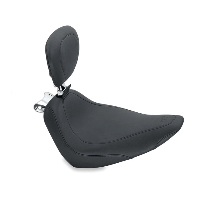 Mustang, Wide Tripper solo seat. With rider backrest