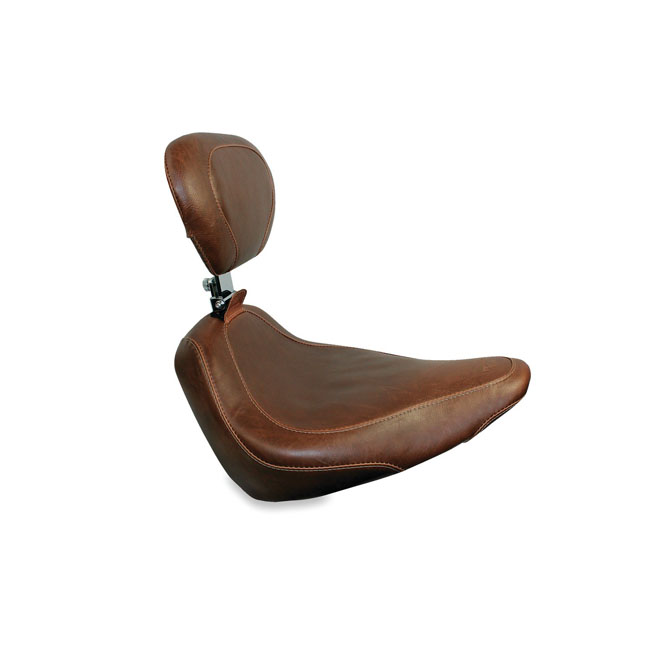 Mustang, Wide Tripper solo seat. With rider backrest
