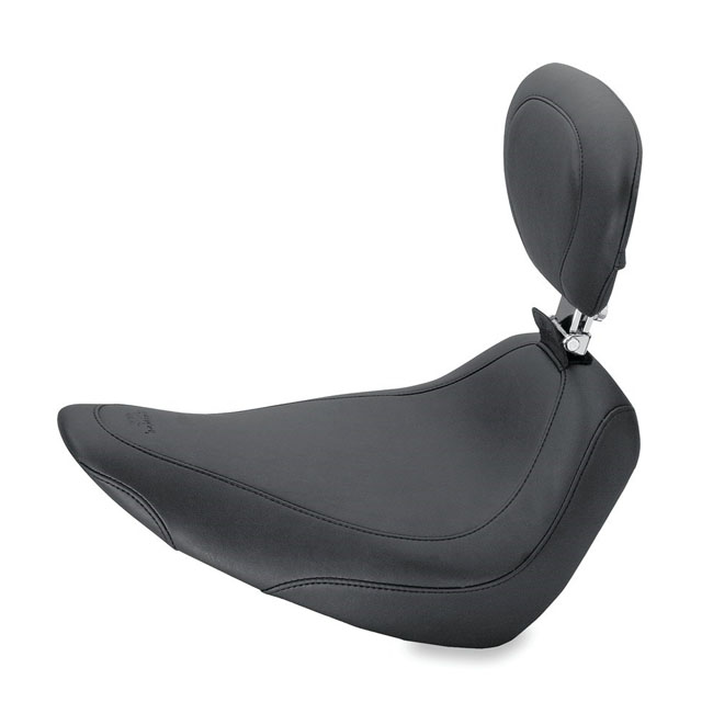 Mustang, Wide Tripper solo seat. With rider backrest