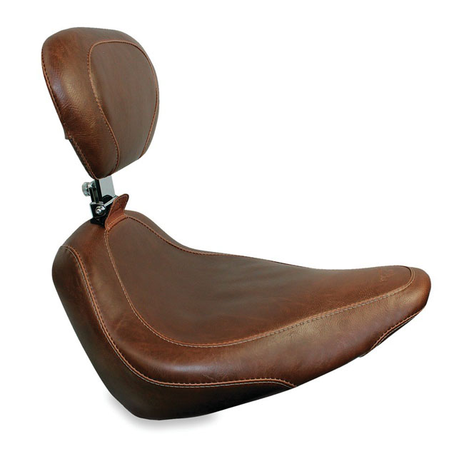 Mustang, Wide Tripper solo seat. With rider backrest