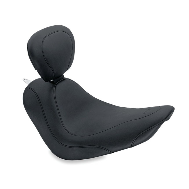 Mustang, Wide Tripper solo seat. With rider backrest