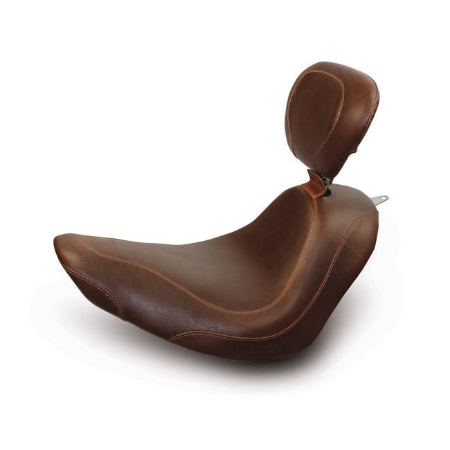 Mustang, Wide Tripper solo seat. With rider backrest