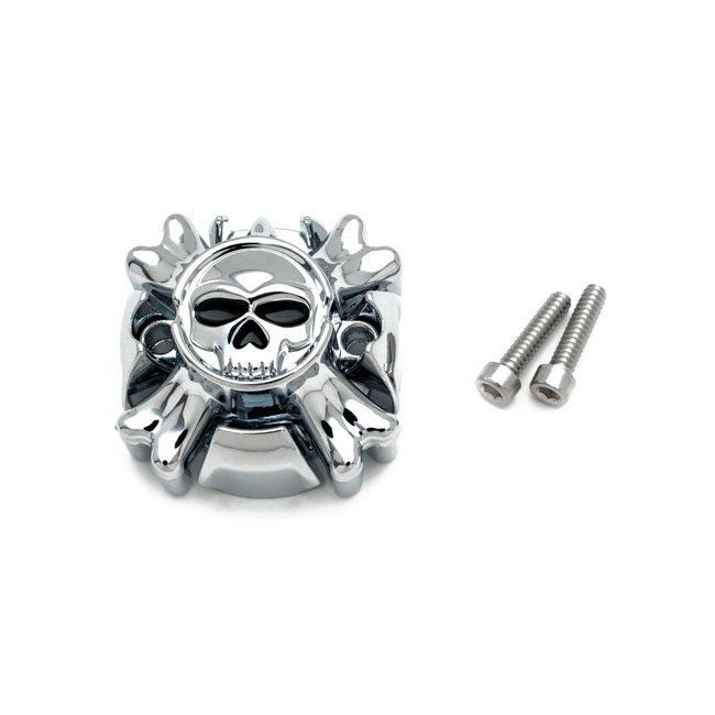 KURYAKYN REPL ZOMBIE END CAP KIT CHROME