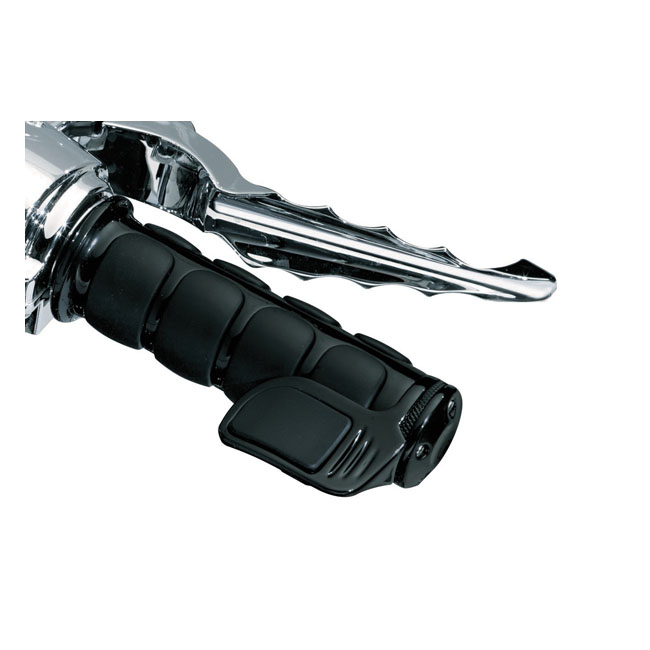 Kuryakyn, ISO contoured throttle boss. Right, black