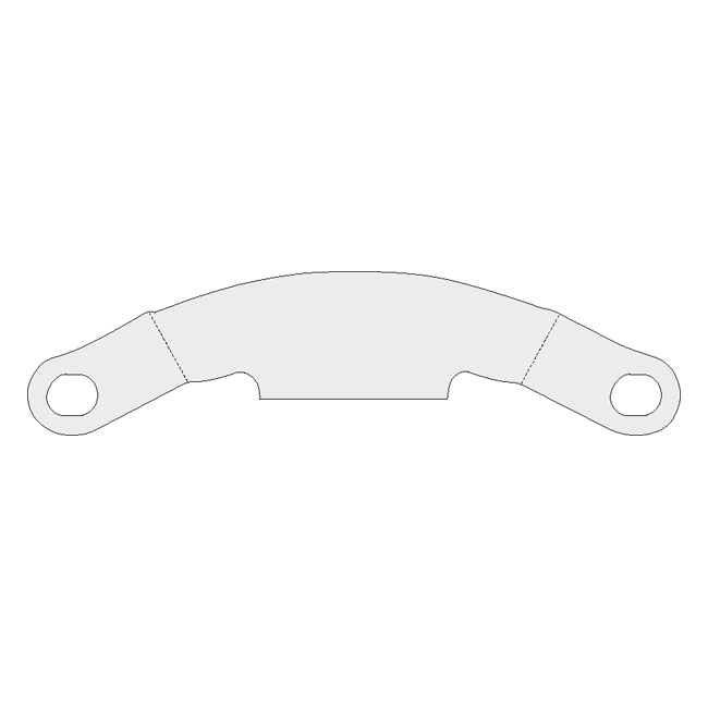 Kuryakyn, throttle housing support bracket. Chrome