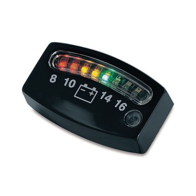 KURYAKYN LED BATTERY GAUGE BLACK