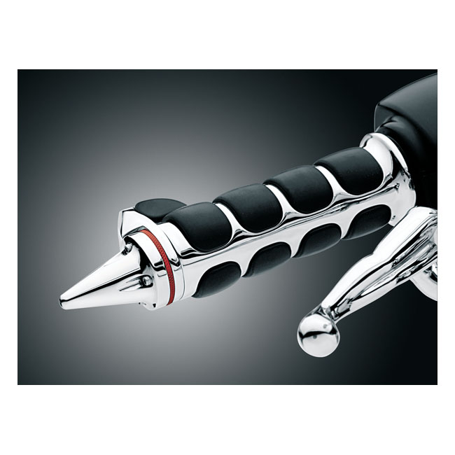 Kuryakyn Stiletto grip end caps chrome