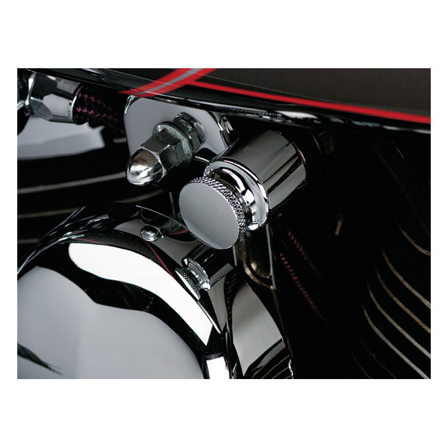 Kuryakyn Marquis choke knob chrome