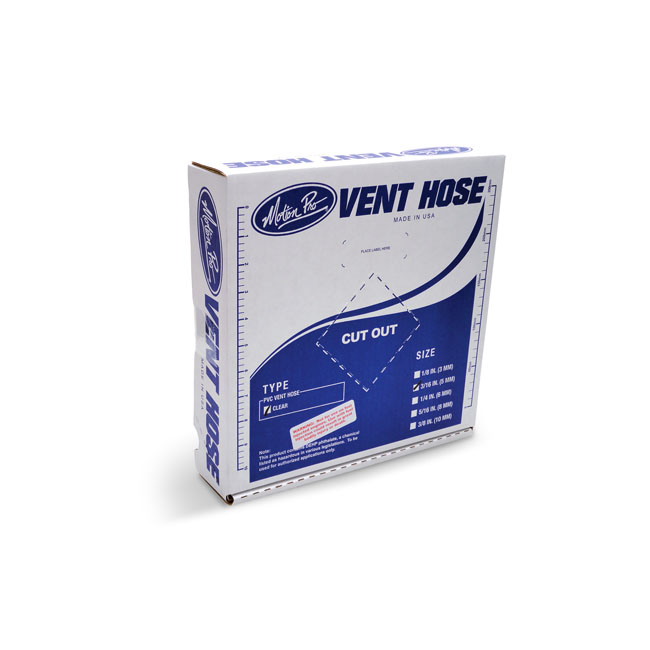 Motion Pro, clear PVC vent slang