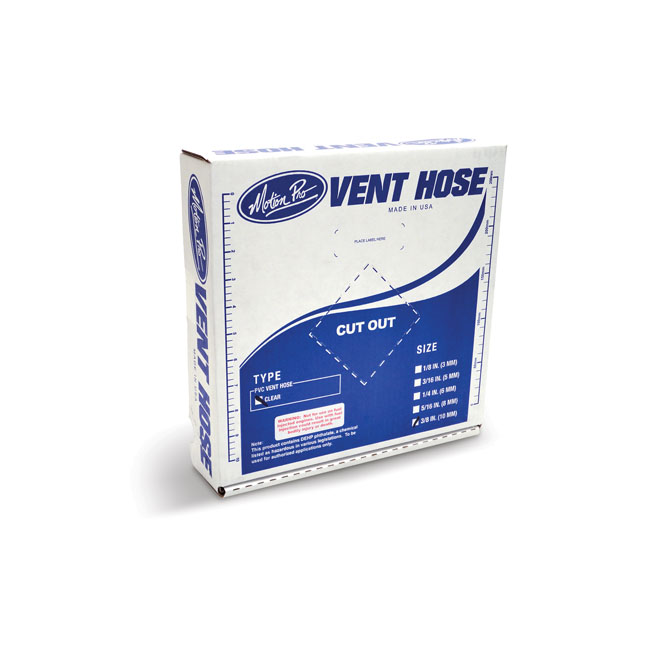 Motion Pro, clear PVC vent slang
