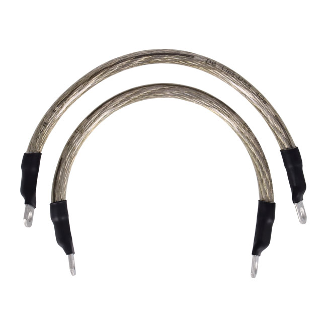 NAMZ BATTERY CABLE SET. CLEAR 11 INCH