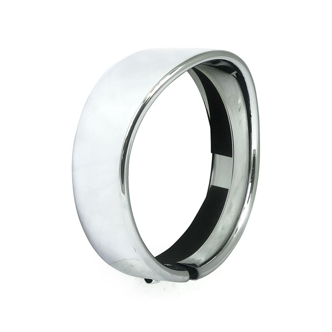 TRIM RING, VISOR STYLE. 5 3/4 INCH