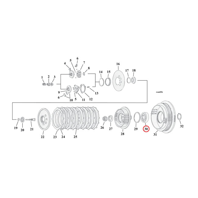 BALL BEARING, CLUTCH HUB