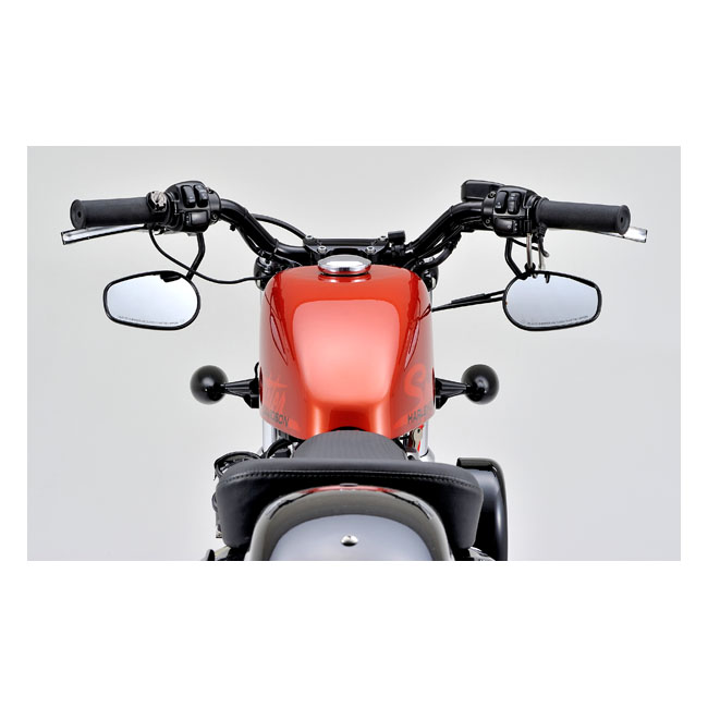 Heated handlebar grip set